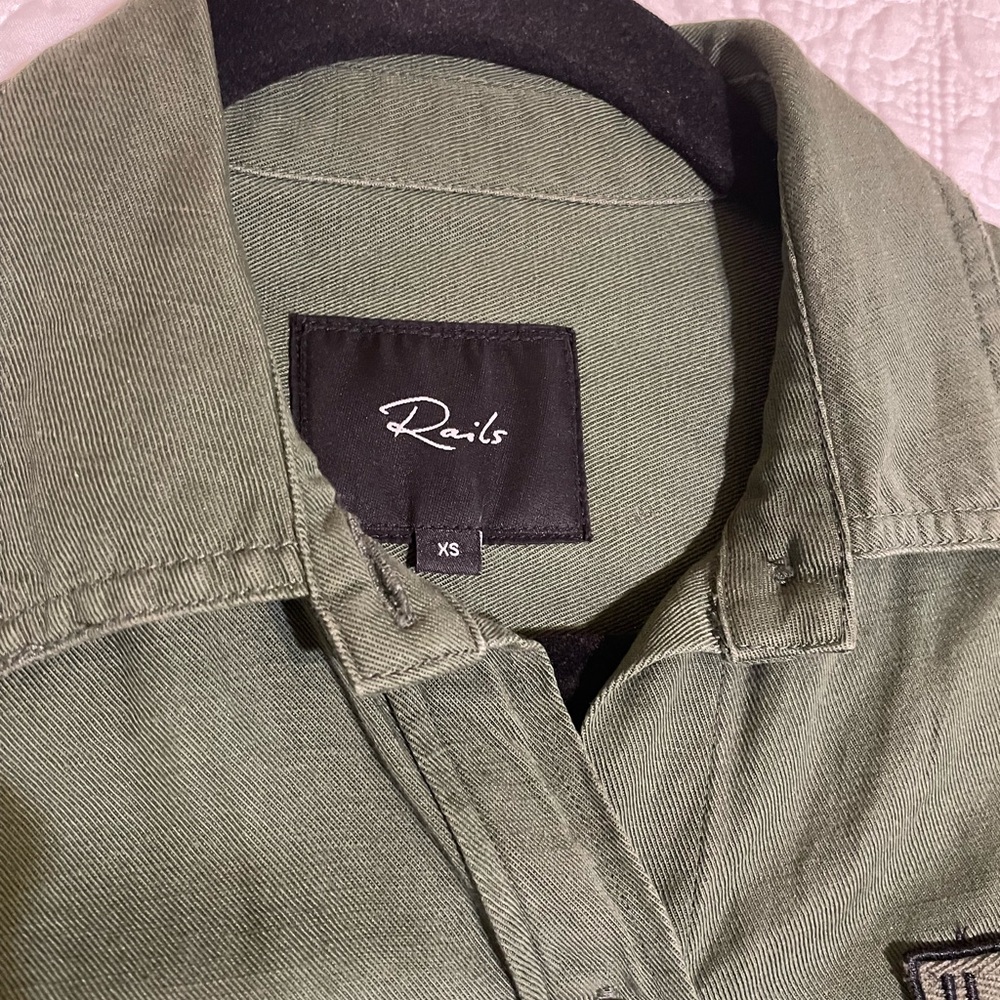 Rails Olive Green Loren Shirt/Jacket - Picture 10 of 15